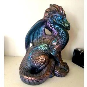 Windstone Editions Dragon Sculpture Peacock